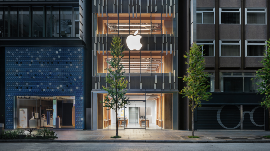 ▲ 银座 8 丁目的临时 Apple Store
