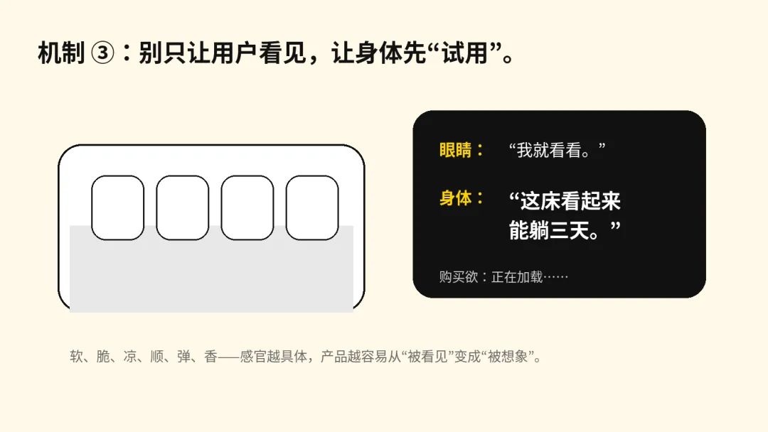 眼睛说“看看而已”，身体往往已经开始试用了。